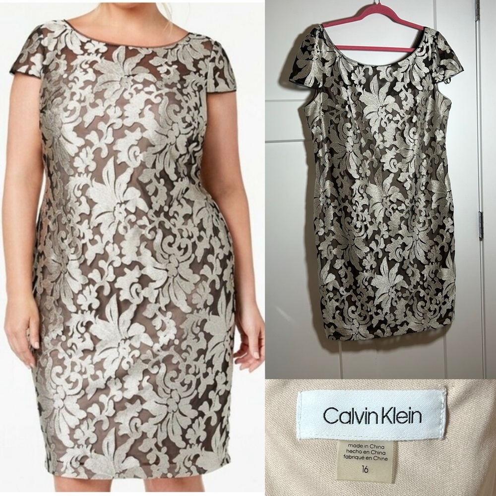Plus Size Calvin Klein Formal Dress